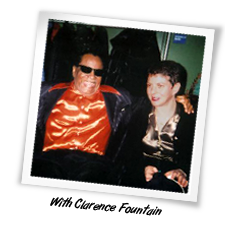 amanda with clarence fountain